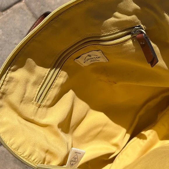 St. John’s Bay Yellow and Brown Women's Bag - Picture 2 of 14
